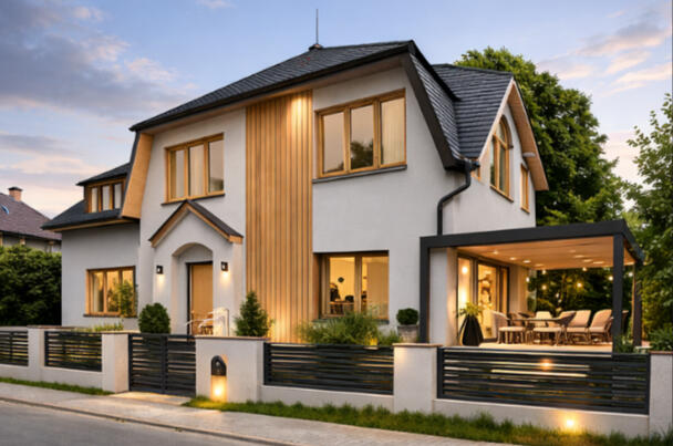 Námi vytvořený návrh domu po rekonstrukci